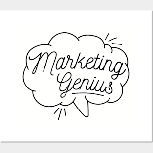 Marketing Genius Posters and Art